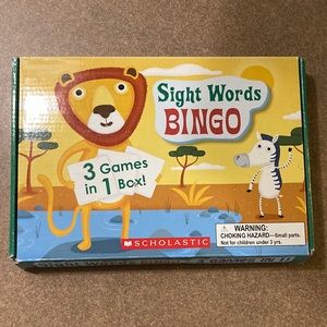 Scholastic Sight Words Bingo